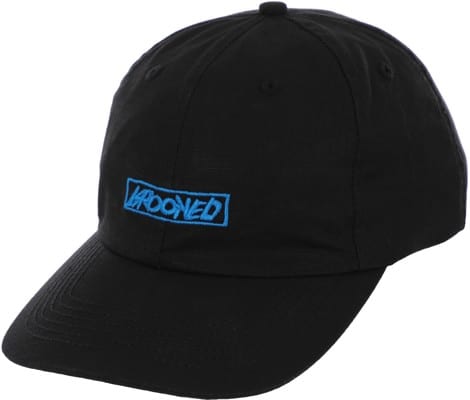 Krooked Moonsmile Script Snapback Hat - black/blue - view large