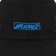 Krooked Moonsmile Script Snapback Hat - black/blue - front detail