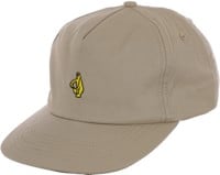 Krooked Shmoo Snapback Hat - natural/gold