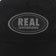 Real Oval Snapback Hat - black/reflective - front