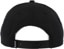 Real Oval Snapback Hat - black/reflective - reverse