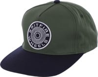 Spitfire Classic 87' Swirl Patch Snapback Hat - dark green/navy