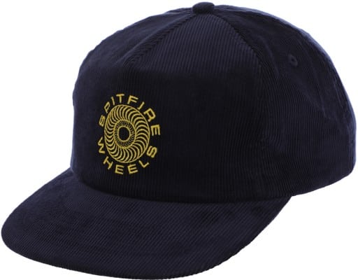 Spitfire Classic 87' Swirl Snapback Hat - navy/gold - view large