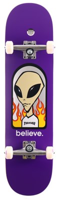 Alien Workshop Thrasher Believe 7.75 Complete Skateboard - purple graphic - view large