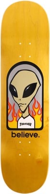 Alien Workshop Thrasher x Alien Believe 8.25 Skateboard Deck - yellow - view large