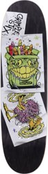 Anti-Hero Gerwer Grimple Coloring Book 8.75 Flyer Shape Skateboard Deck - black