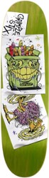 Anti-Hero Gerwer Grimple Coloring Book 8.75 Flyer Shape Skateboard Deck - green
