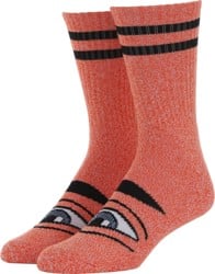 Toy Machine Sect Eye Sock - orange heather