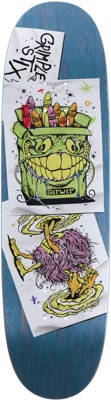 Anti-Hero Gerwer Grimple Coloring Book 8.75 Flyer Shape Skateboard Deck - blue - view large