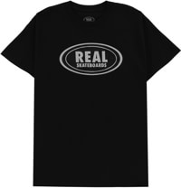 Real Oval T-Shirt - black/grey/black