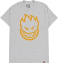 Spitfire Bighead T-Shirt - ash/gold print