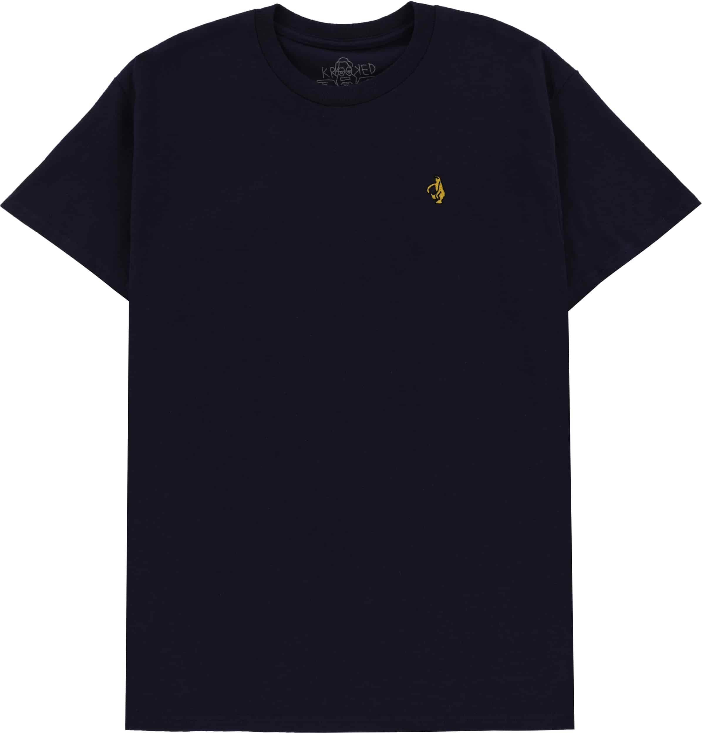 Krooked Shmoo Embroidered T-Shirt - navy/yellow | Tactics