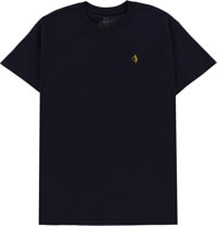Krooked Shmoo Embroidered T-Shirt - navy/yellow