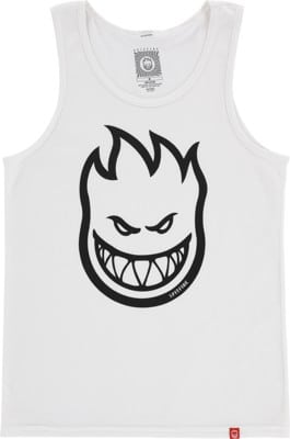 Spitfire Bighead Tank - white/black - view large
