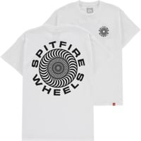 Spitfire Classic 87' Swirl T-Shirt - white/black