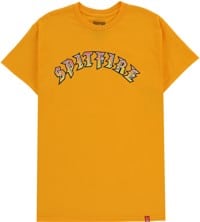 Spitfire Old E Fade Fill T-Shirt - gold/red/gold