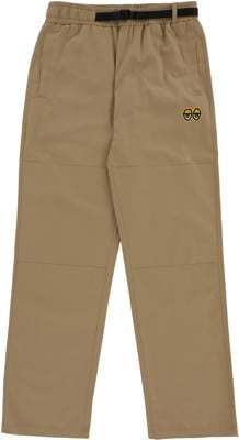 Krooked Eyes Ripstop Double Knee Pants - khaki/yellow - view large