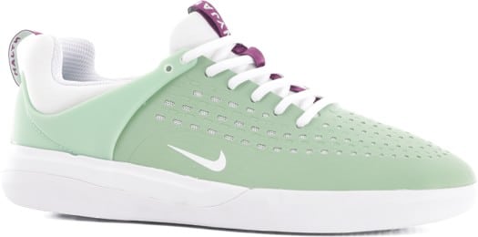 Nike SB SB Nyjah Free 3 Zoom Air Skate Shoes - enamel green/white-enamel green-white - view large