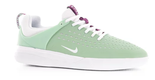 Nike SB SB Nyjah Free 3 Zoom Air Skate Shoes - enamel green/white-enamel green-white