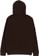 Anti-Hero Basic Eagle Hoodie - brown/black - reverse