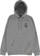 Spitfire Classic Vortex Hoodie - heather grey/black - front