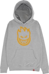 Spitfire Kids Bighead Hoodie - grey heather/gold