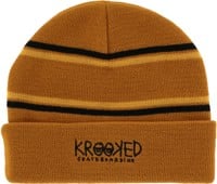 Krooked Krooked Eyes Beanie - natural/gold/black