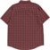 RVCA Upwards Ikdat S/S Shirt - oxblood red - reverse