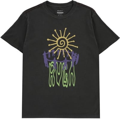 RVCA Sun Worship T-Shirt - pirate black - view large