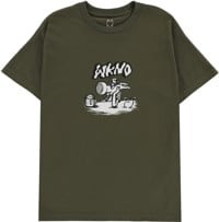 WKND Hammered T-Shirt - dark green
