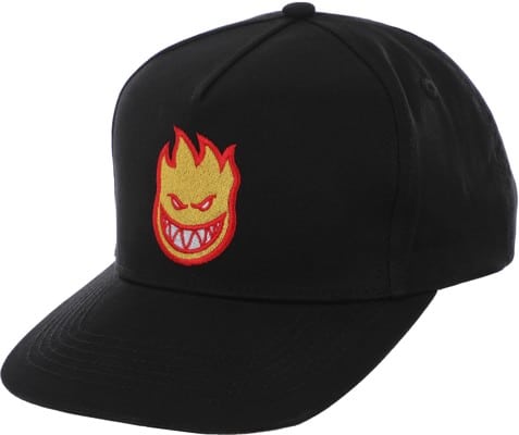 Spitfire Bighead Fill Snapback Hat - black/red/gold - view large