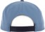 Tired Stamp 2 Tone Snapback Hat - light blue/navy - reverse