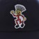 Baker Jollyman Union Snapback Hat - navy - front detail