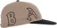 Baker Wrapped Snapback Hat - khaki/black - side
