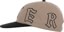 Baker Wrapped Snapback Hat - khaki/black - alternate side