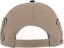Baker Wrapped Snapback Hat - khaki/black - reverse
