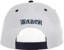 Baker Big B Snapback Hat - white/navy - reverse