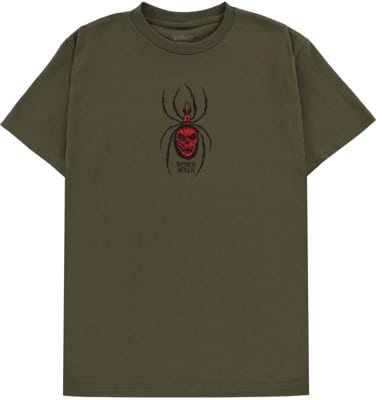 Deathwish Arachnophobia T-Shirt - military green - view large
