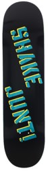 Shake Junt Spray 8.25 Skateboard Deck - blue/yellow