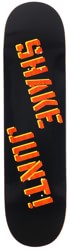 Shake Junt Spray 8.25 Skateboard Deck - orange/yellow
