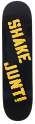 Shake Junt Spray 8.25 Skateboard Deck - yellow/yellow