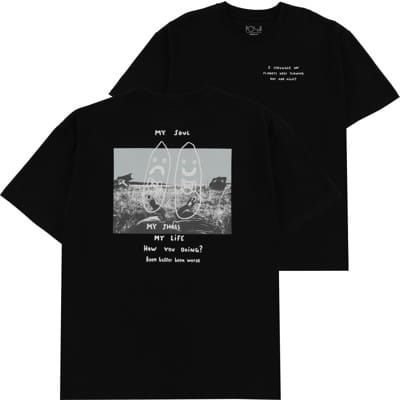 Polar Skate Co. Struggle T-Shirt - black - view large