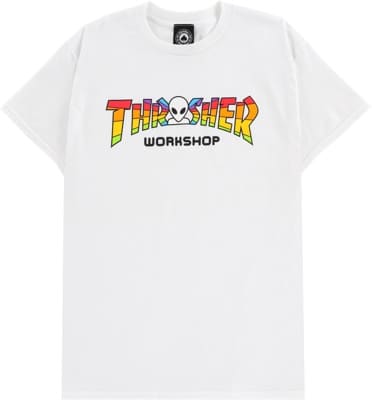 Thrasher Thrasher x AWS - Spectrum T-Shirt - white - view large
