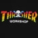 Thrasher Thrasher x AWS - Spectrum T-Shirt - black - front detail