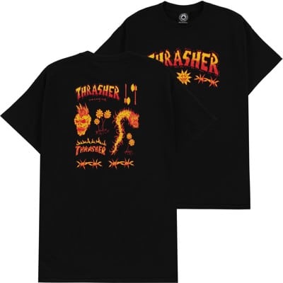 Thrasher Sketch T-Shirt - black - view large