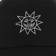 Thrasher Sketch Strapback Hat - black - front detail