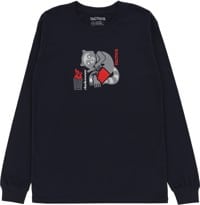 Tactics Darkroom Trash Panda L/S T-Shirt - navy