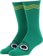 Toy Machine Turtle Boy Sock - green