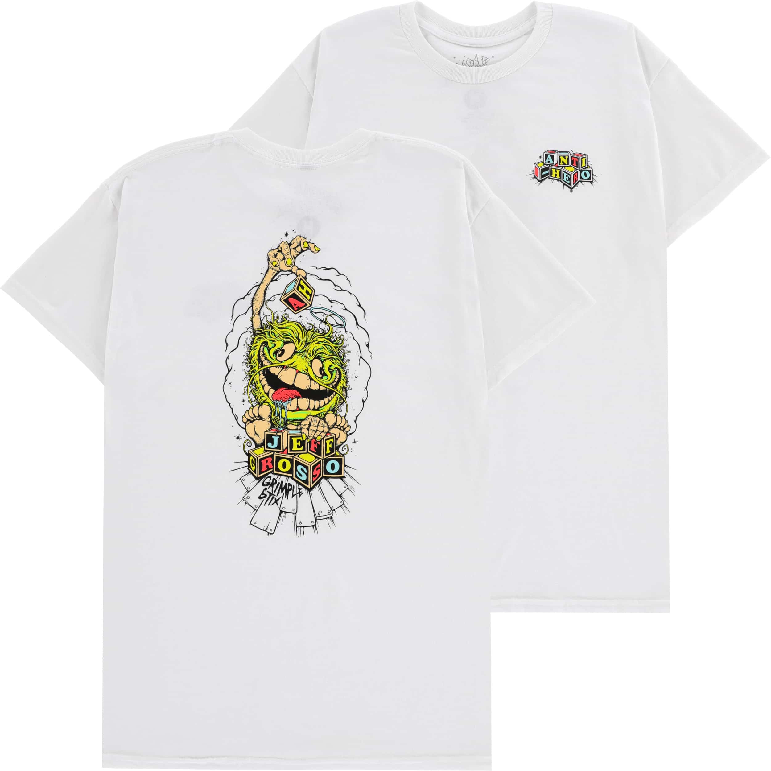 Anti-Hero Grimple Grosso Guest T-Shirt - white | Tactics