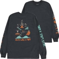 Spitfire Skate Like A Girl Sessions Drop In L/S T-Shirt - dark heather